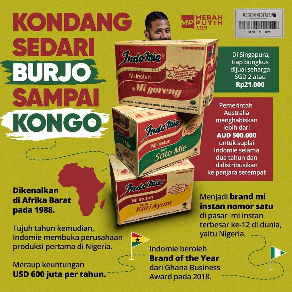 Mi Instan Made In Negeri Aing, Kondang Sedari Burjo Sampai Kongo