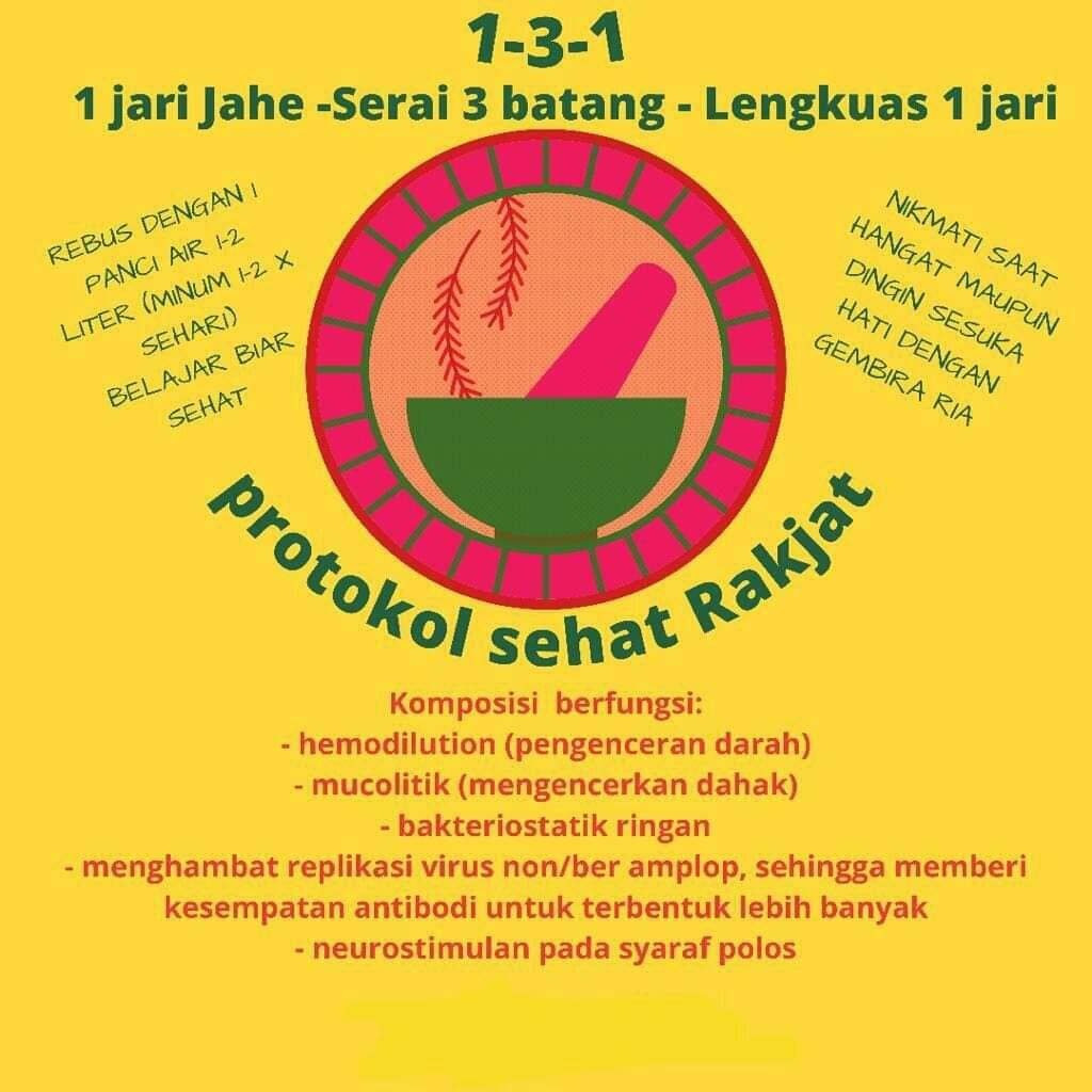 Rumus Jamu 131 Penangkal Covid-19