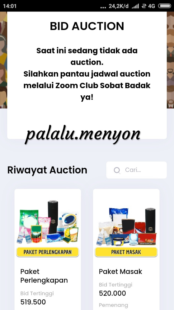 Susah Payahnya Ane Dapat Baper Poin Buat Ikutan Live Auction