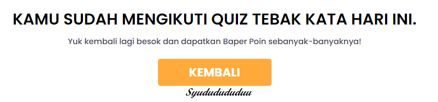 Sebuah Jerih Payah Demi Dapatkan Poin di Dunia Club Sobat Badak!