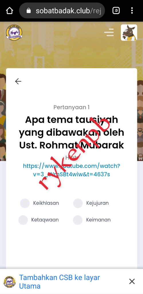Ada Nilai Lebih Loh yang dapat ditemukan di Club Sobat Badak. Ceki Guyz!
