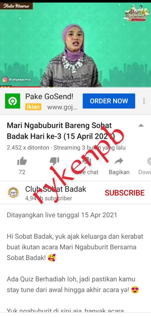 Ada Nilai Lebih Loh yang dapat ditemukan di Club Sobat Badak. Ceki Guyz!