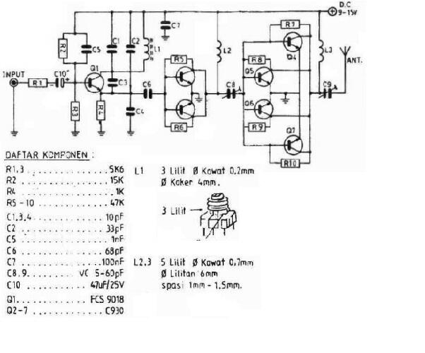 Merakit Oscillator FM kepala tuner blok