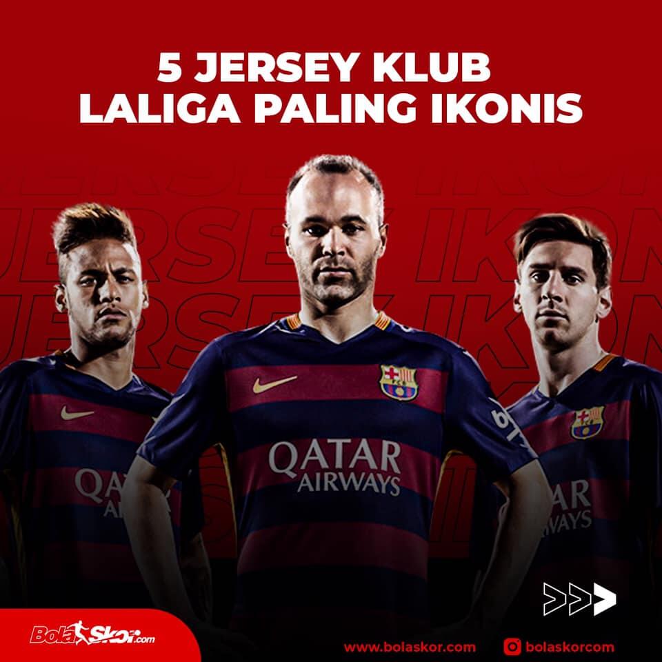 5 Jersey Klub LaLiga Paling Ikonis