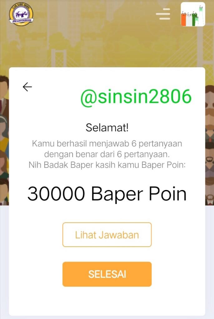 Ini Dia Perburuan Baper Poin Favorit Ane,Biar Bisa Dapet Produk Gratis! Agan Mau?