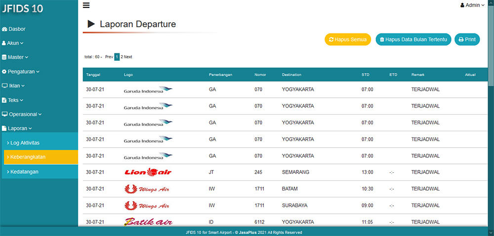 Pengenalan Fitur2 Baru JFIDS10 untuk Smart Airport