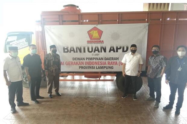 Bantu Pemprov Tangani Pandemi, Gubernur Arinal Apresiasi Partai Gerindra