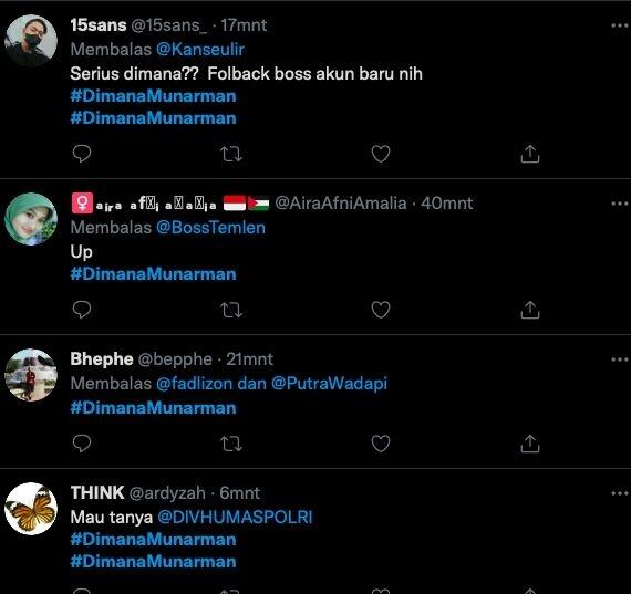 Tagar Dimana Munarman Tranding Twitter, Netizen Turut Mendoakan