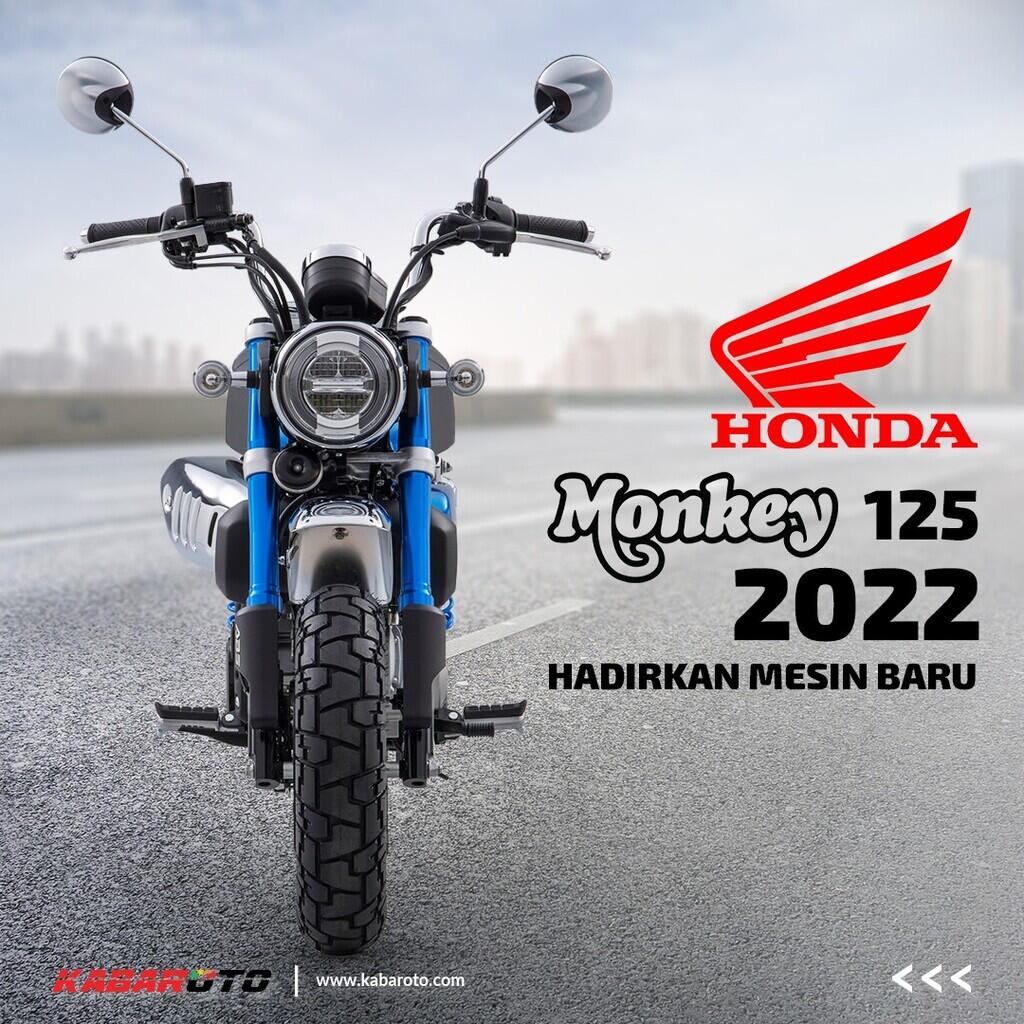 Honda Monkey 125 2022, Hadirkan Mesin Baru