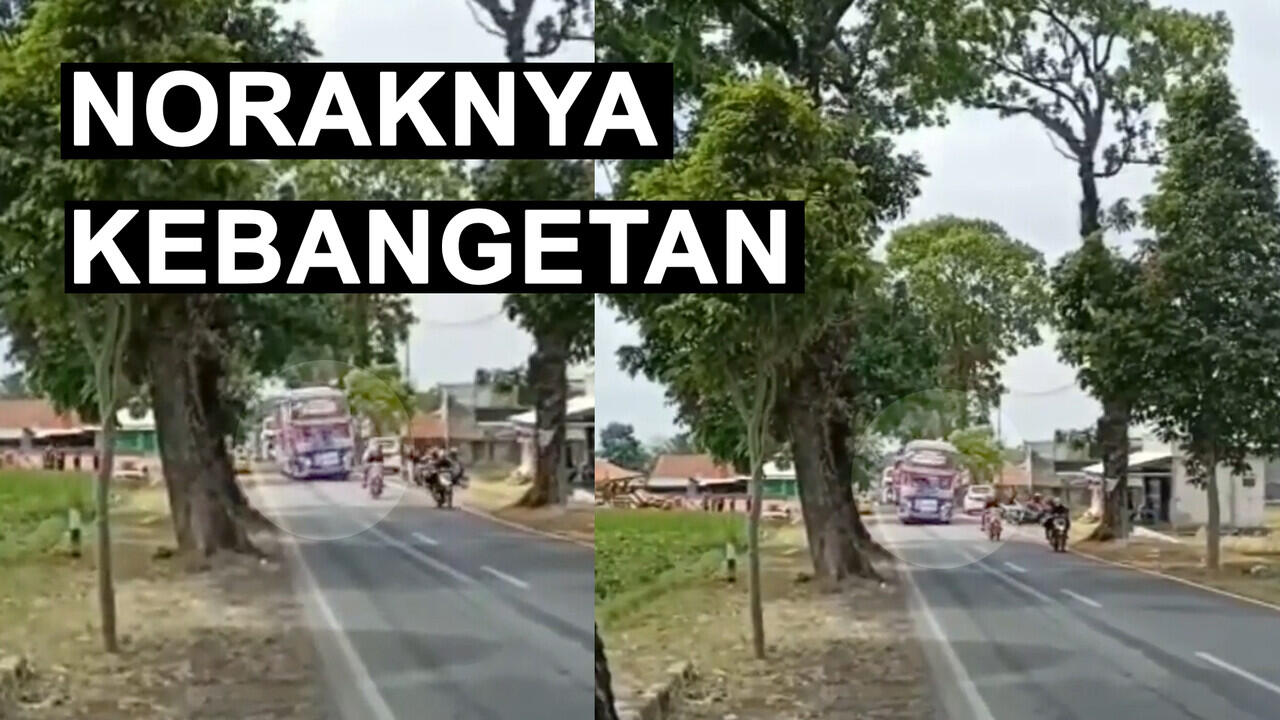 Oleng Kanan Kiri, Aksi Ugal Ugalan Supir Bus Ini Malah Ditanggap Penumpang. Duh!