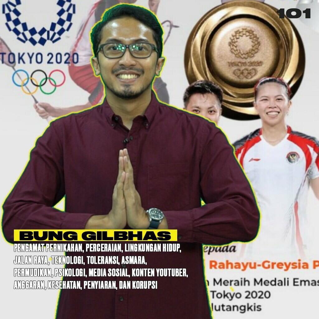 Bikin Senyum, Ucapan Selamat atas Medali Emas Olimpiade Greysia-Apriyani