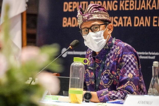 Akhiri Pandemi Covid-19, Sandiaga Uno Jalin Kolaborasi dengan Dunia Usaha