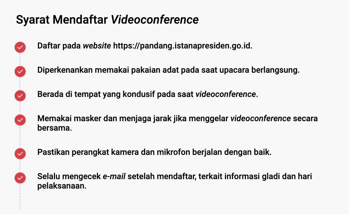 Mau Merasakan Jadi Tamu Undangan Upacara HUT RI Ke-76? Yuk Daftarkan Segera!