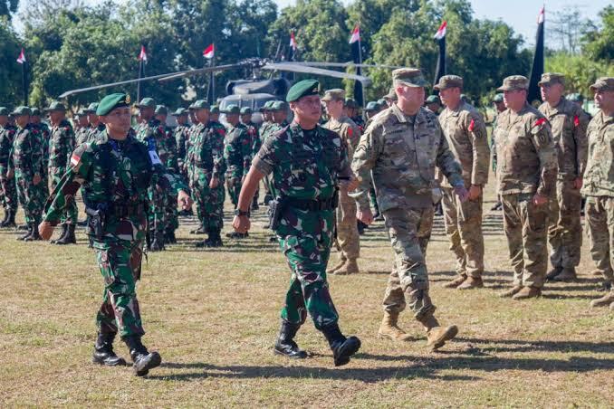 TNI dan Militer AS Gelar Latihan Terbesar Sepanjang Sejarah