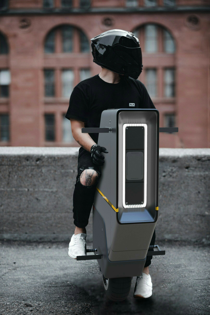 Inovasi Self-Balancing Scooter Listrik Terinspirasi Anime Cyberpunk