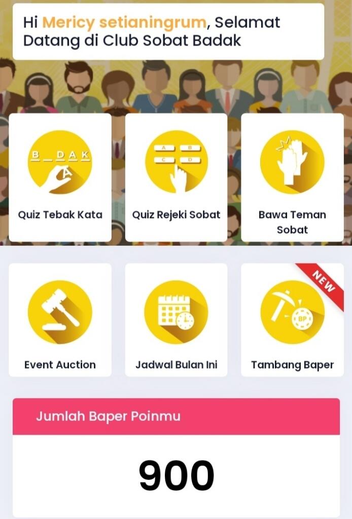 Kejutan Dapat Baper Poin Besar 
di Club Sobat Badak, Pokoknya Seru!