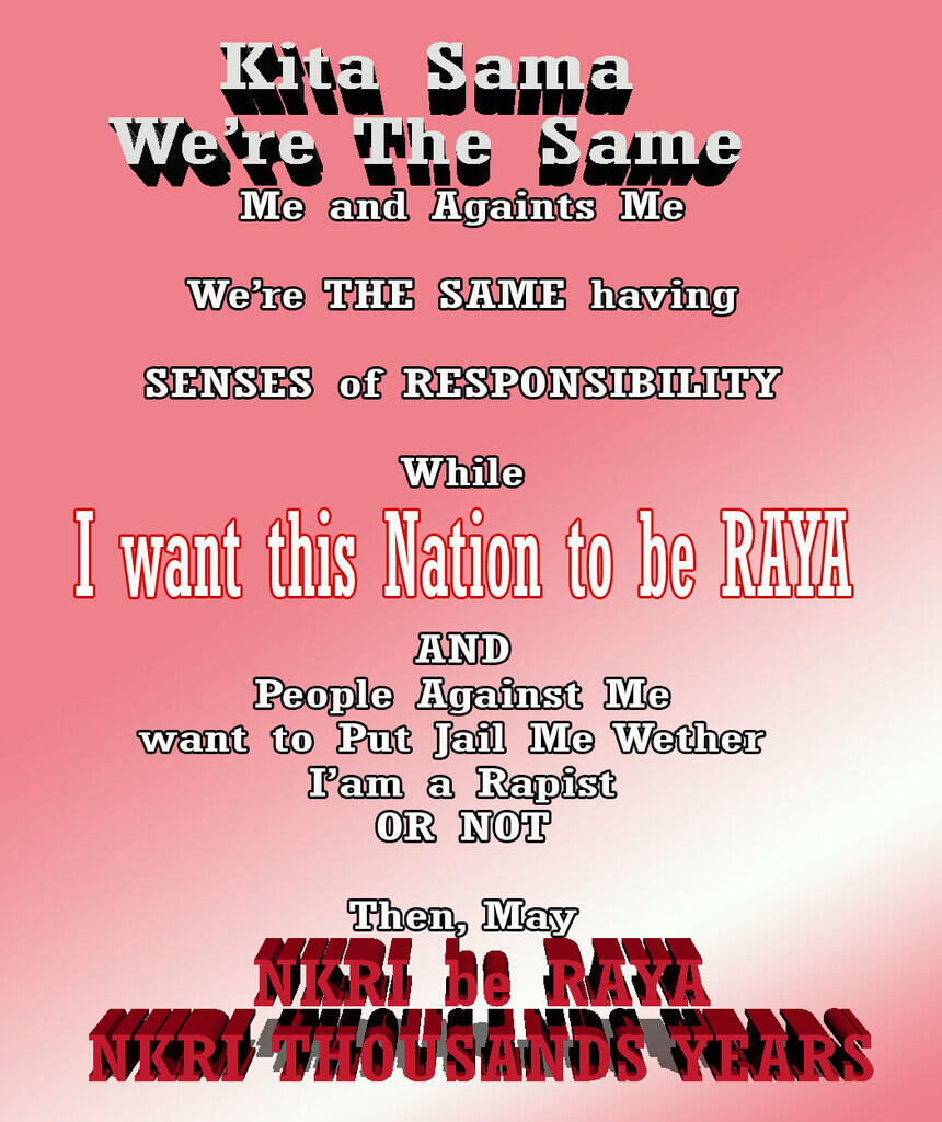(NASIONALISME) HUT RI Ke-76... Berteman dgn Bule-Bule utk Destroy Sesama WNI...!!!