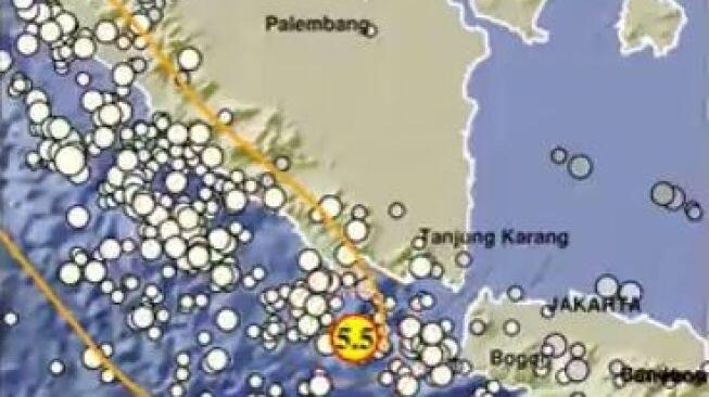 Gempa di Lampung, Warga Jakarta Ikut Rasakan Guncangan Sore Tadi
