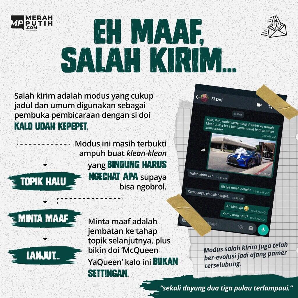 Mau Pamer Pencapaian Aja, Sok Modus Salah Kirim Chat Minta Maaf