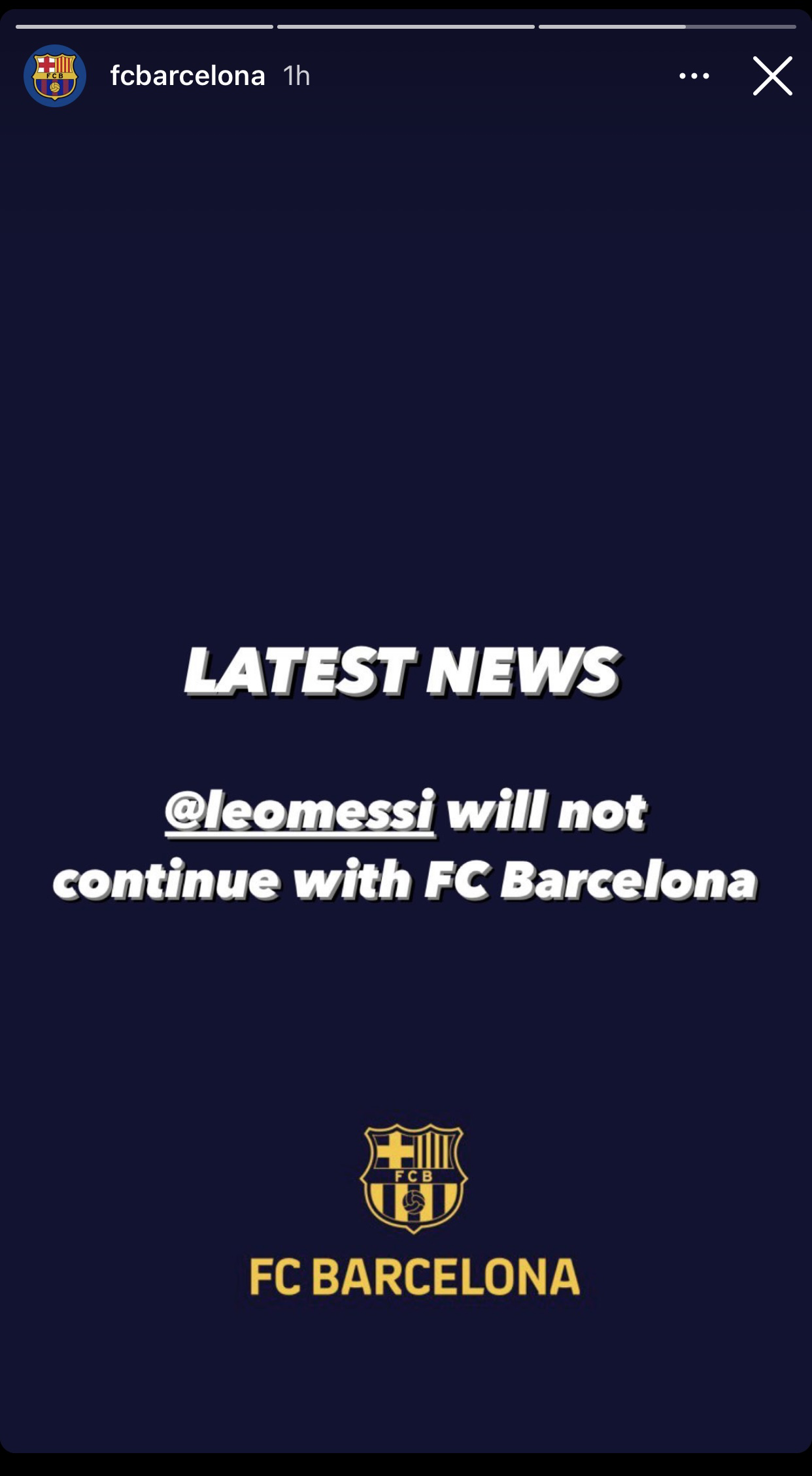 Hot news! Messi Keluar Dari barcelona! 🔥