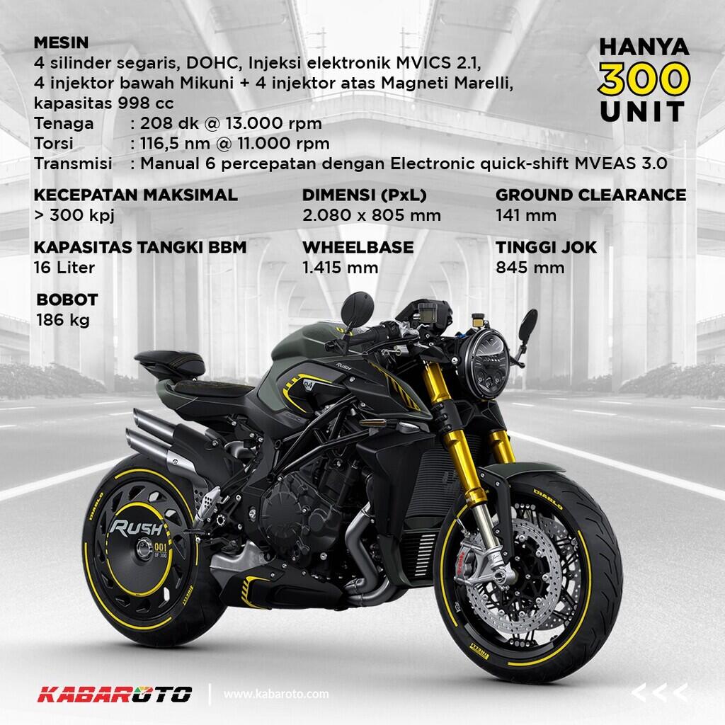 MV Agusta Rush 1000, Kini Lebih Ramah LIngkungan