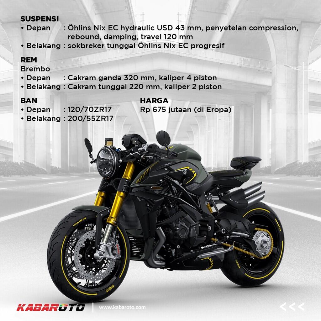 MV Agusta Rush 1000, Kini Lebih Ramah LIngkungan