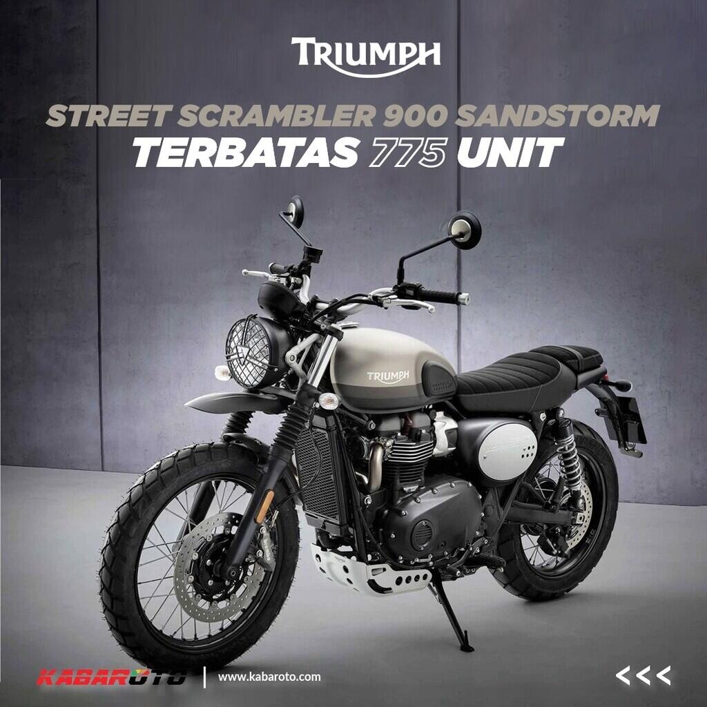 Triumph Street Scrambler 900 Sandstorm 2021, Terbatas 775 Unit