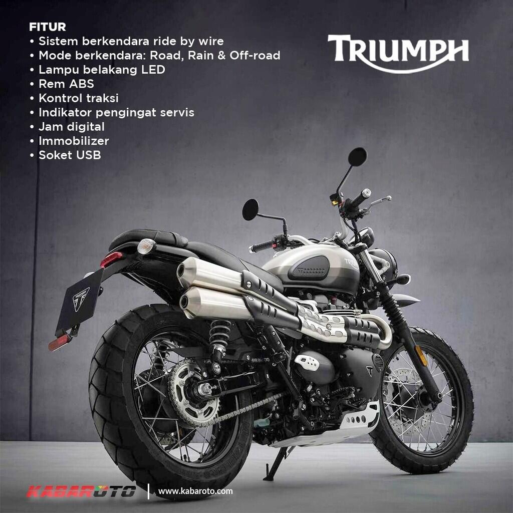 Triumph Street Scrambler 900 Sandstorm 2021, Terbatas 775 Unit