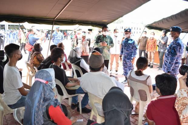 Lanud Hang Nadim Terus Perangi COVID-19, 2.000 Masyarakat Sudah Divaksin