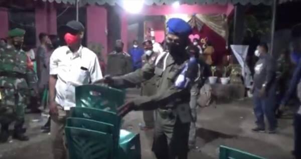 Nekat Gelar Pernikahan Tanpa Izin, Acara Resepsi Dibubarkan