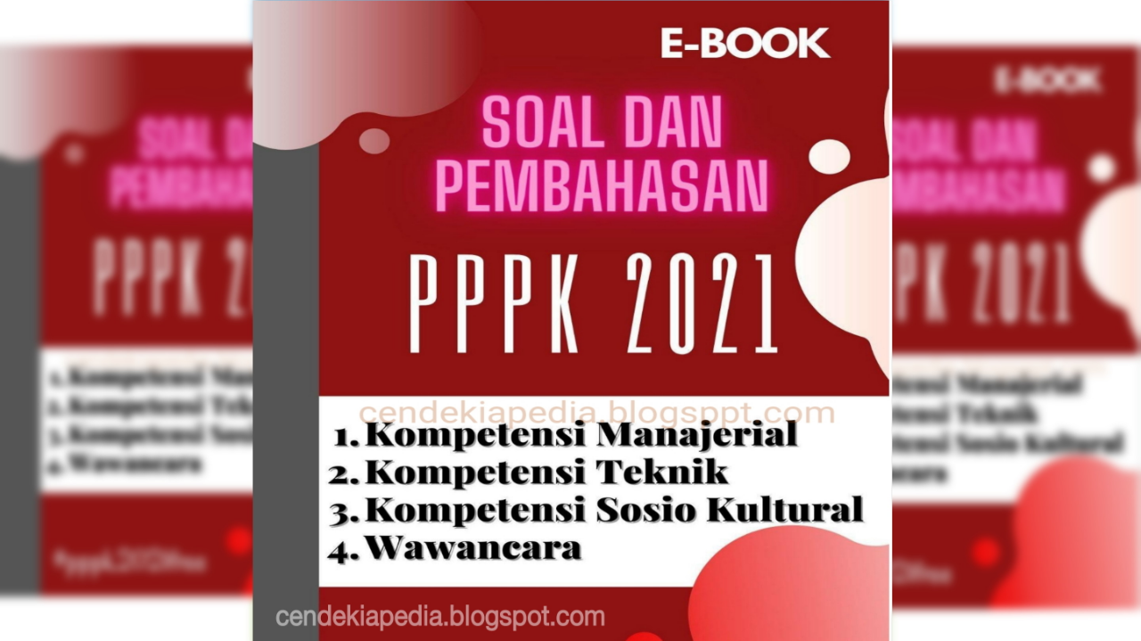 modul dan bahan belajar seri pppk p3k mata pelajaran bahasa indonesia tahun 2021