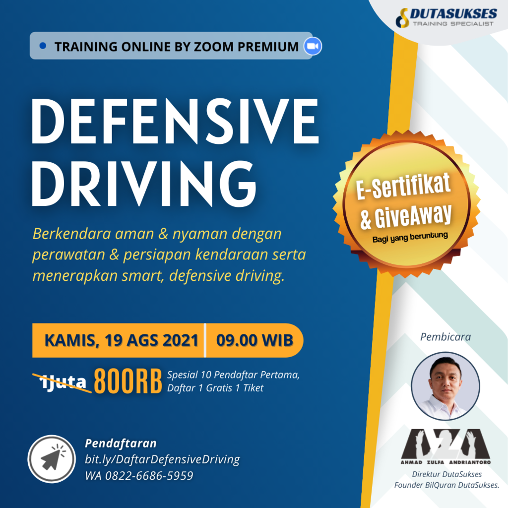 Training Online Defensive Driving