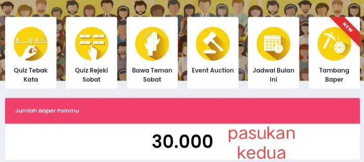 Unjuk Bakat di Lapak Baba Mencari Bakat, Dapat Hadiah Bonus Baper Poin untuk Auction