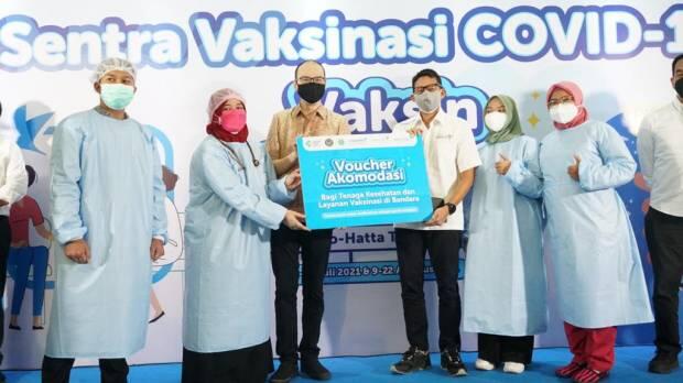 Traveloka Gelar Vaksinasi Dosis Kedua di Bandara Soetta
