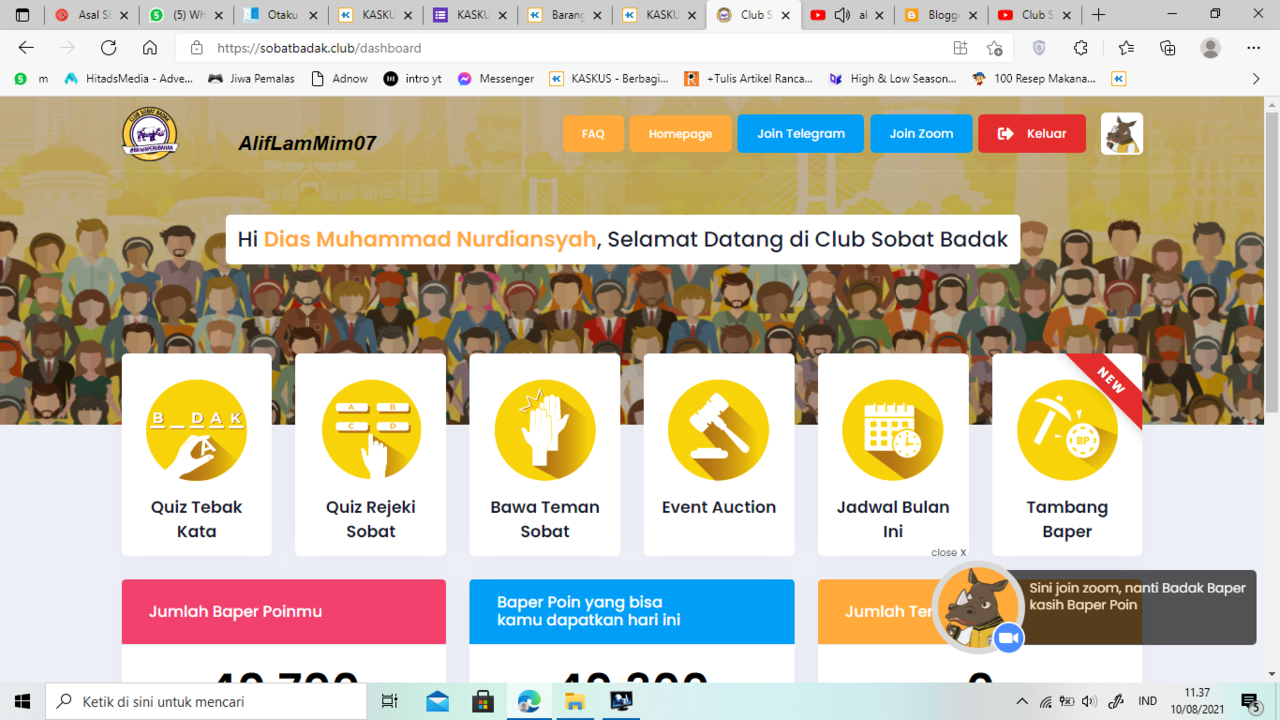 Merinding Berjamaah Bersama Club Sobat Badak