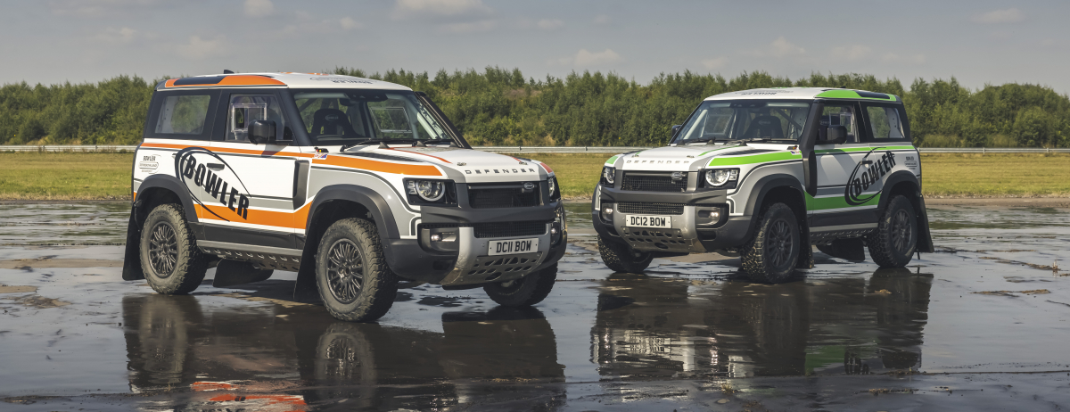 Land Rover Defender, Mobil Off-Road Bowler Defender Challenge