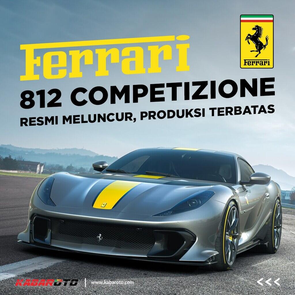 Resmi Meluncur, Ferrari 812 Competizione Dibanderol Hampir Rp10 Miliar
