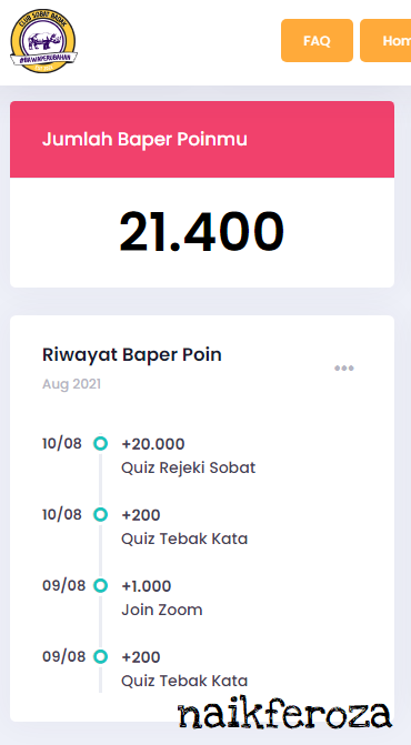 Berkat Pengalaman, Baper Poin 200 di Hari Pertama, Melonjak Jadi 21.400 Hari Kedua!