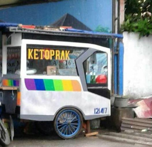 Promosi Usaha Bisa Dimulai dari Desain Gerobak yang Absurd sehingga Cepat Viral
