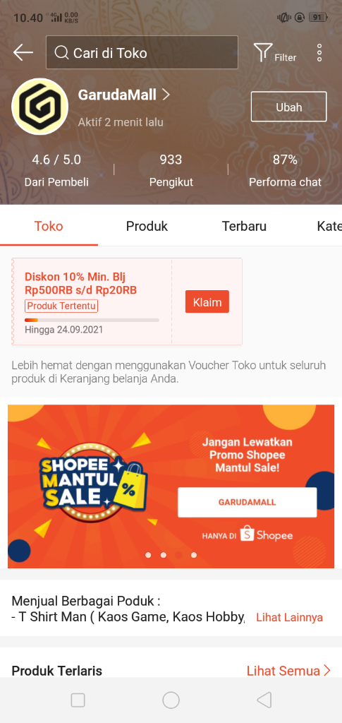 CARI INVESTOR 8JT-10JT TOKO ONLINE atau SUPPLEIR