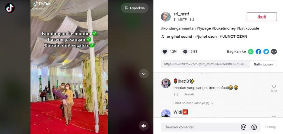 Dramatis! Cewek Gandeng Pacar di Pernikahan Mantan, Beri Duit Segaban buat Pengantin
