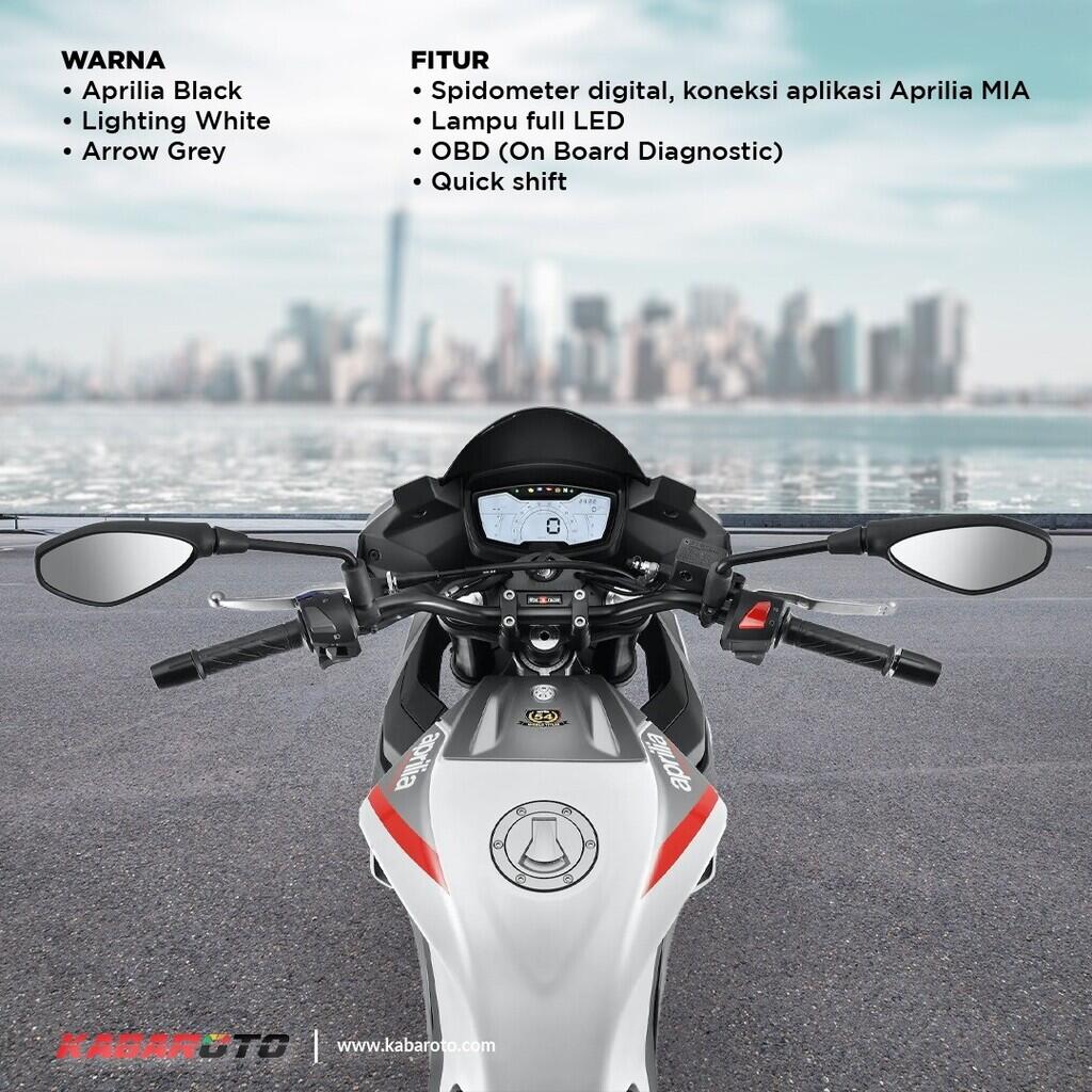 Aprilia RS 125 Dan Tuono 125 Meluncur, Berikut Ubahannya