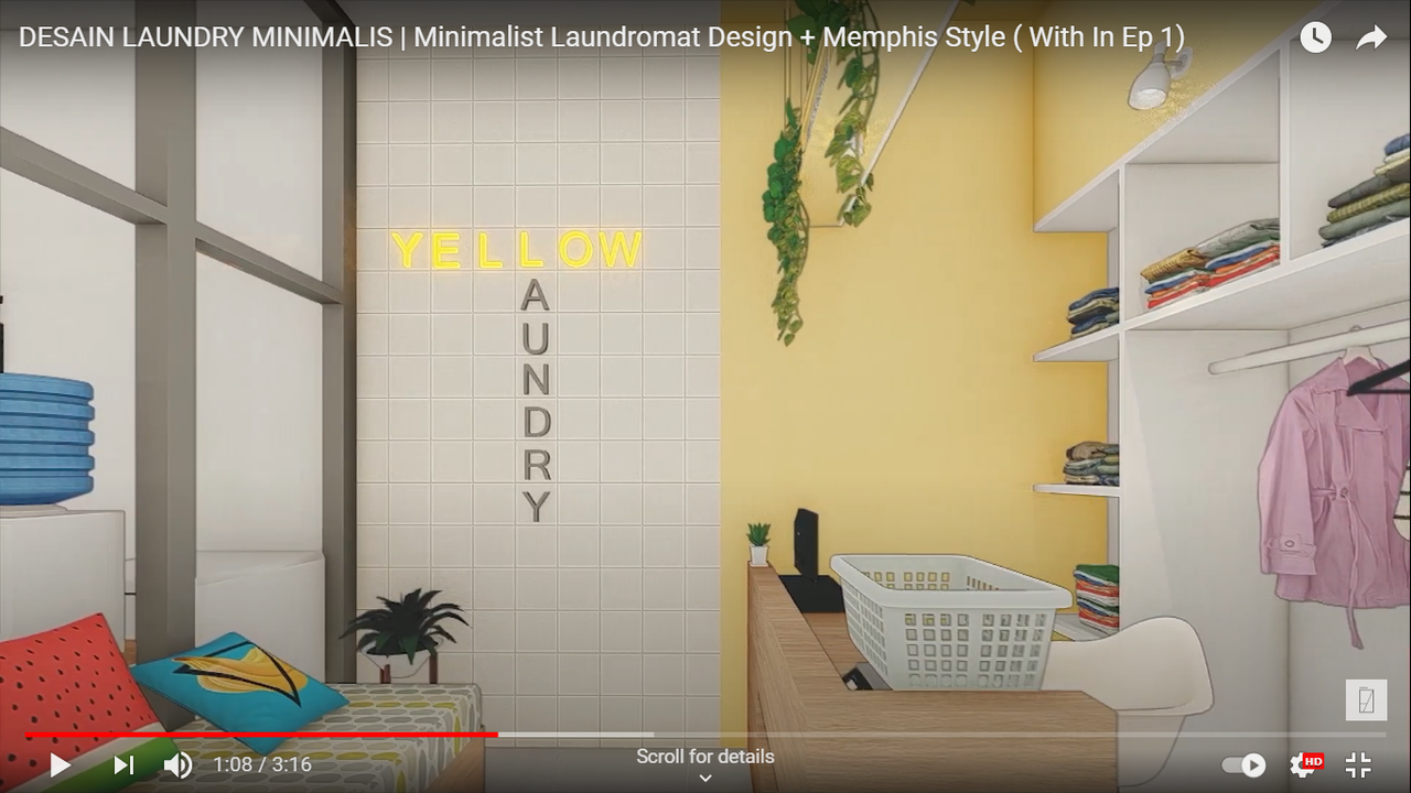 DESAIN LAUNDRY MINIMALIS DAN AESTHETIC
