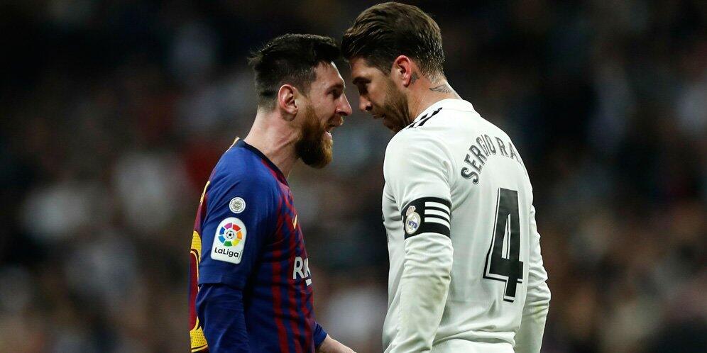 Obrolan Pertama Ramos-Messi Sebagai Rekan Setim, Agak Canggung Ye