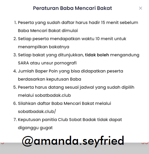 Tak Hanya Ada di TV, Pencarian Bakat Juga Ada di Club Sobat Badak, Loh!