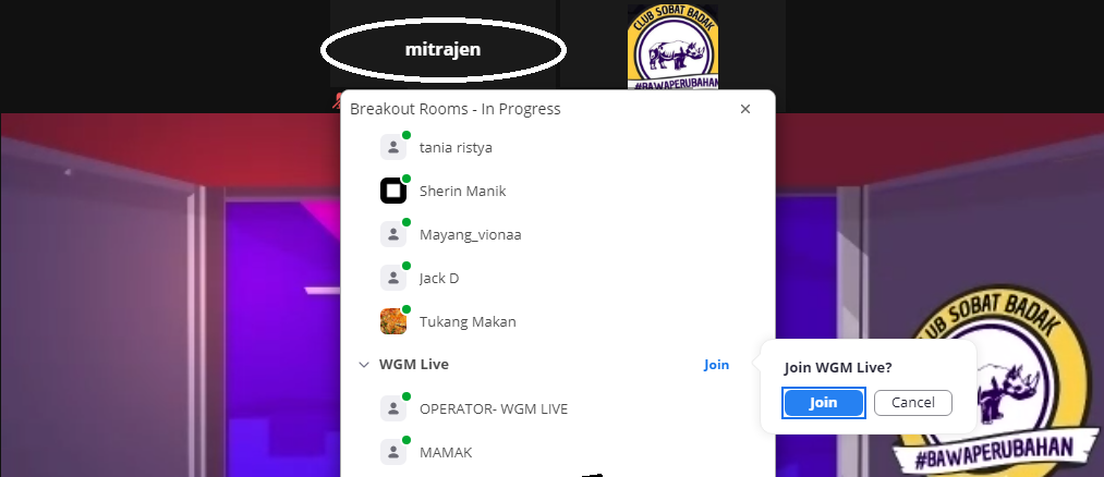 Ngobrol Seru Tentang Kenakalan Masa Remaja di Zoom Club Sobat Badak