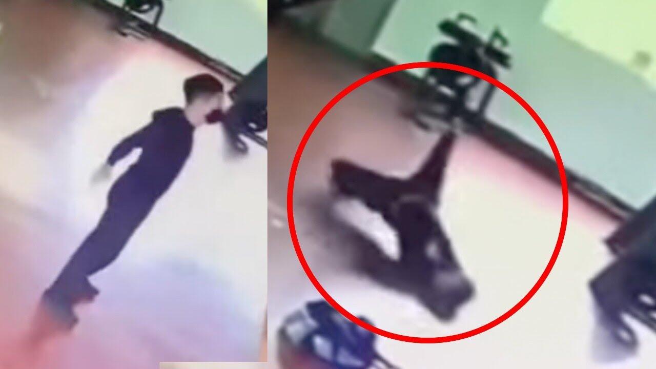 Horor ! 'DISERANG HANTU' Saat Asyik Nge-Gym, Video Pria Ini Viral Di Media Sosial !