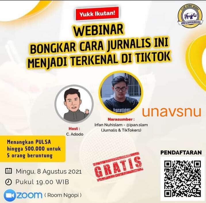 Pengalaman Pribadi Gue Ikut Live Webinar Club Sobat Badak, Ketemu Narasumber Terkenal