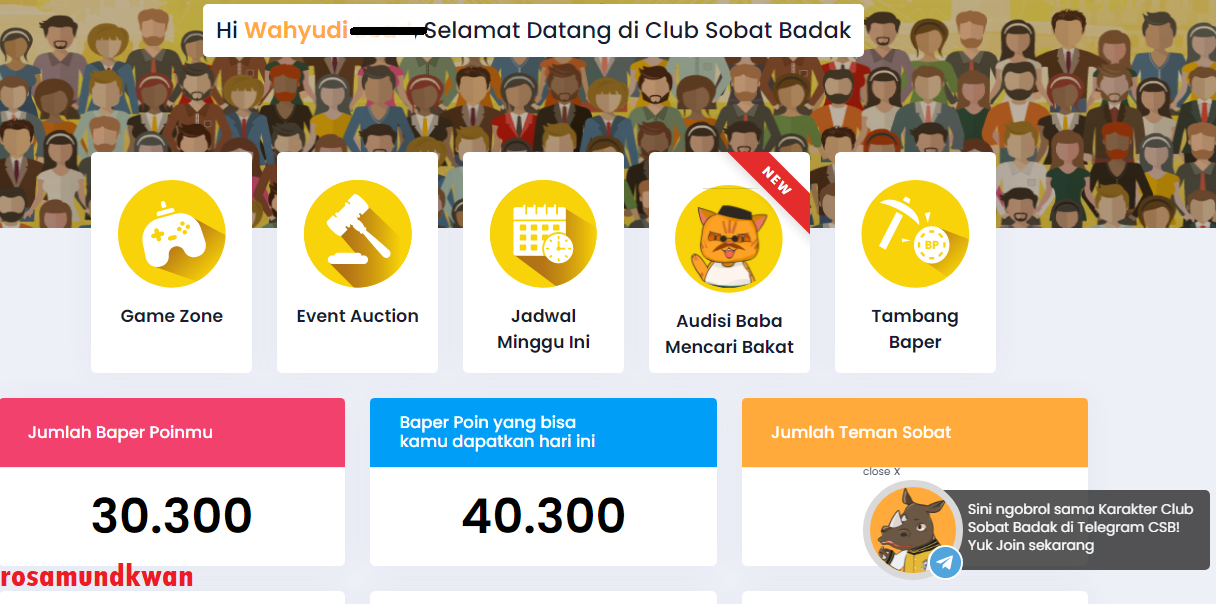 Merinding Disko Gegara Zoom Club Sobat Badak