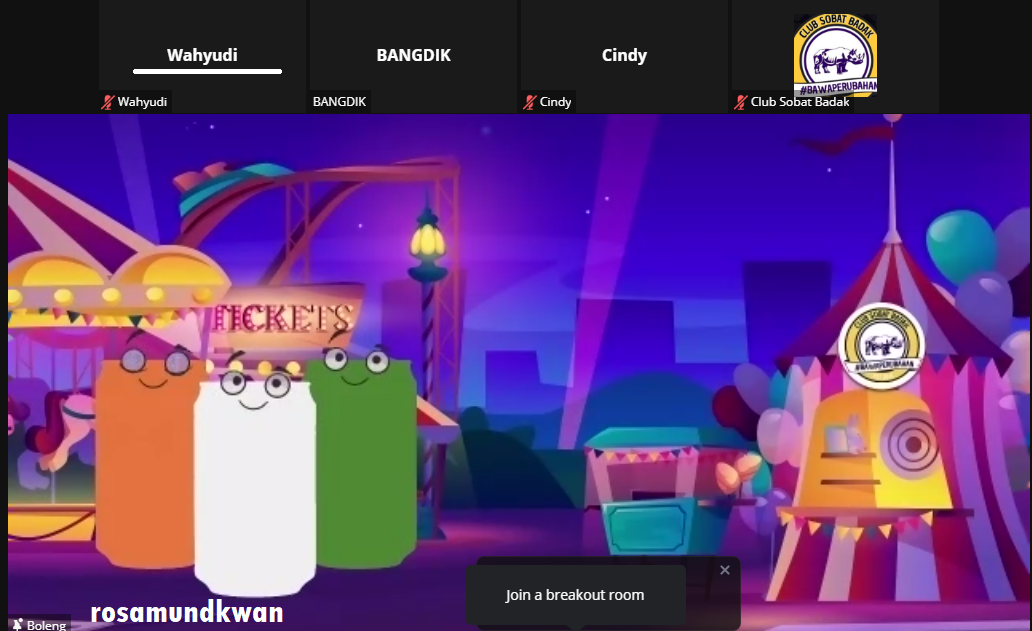 Merinding Disko Gegara Zoom Club Sobat Badak